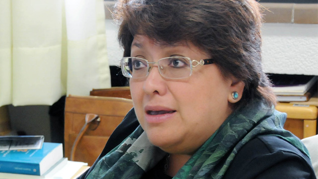 La coordinadora del SUIEV, Dra. Verónica Montes de Oca Zavala