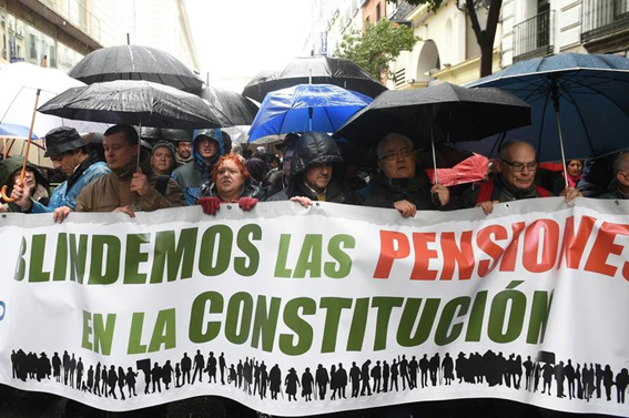 “Estallido social” si en España no cambian las políticas de pensiones