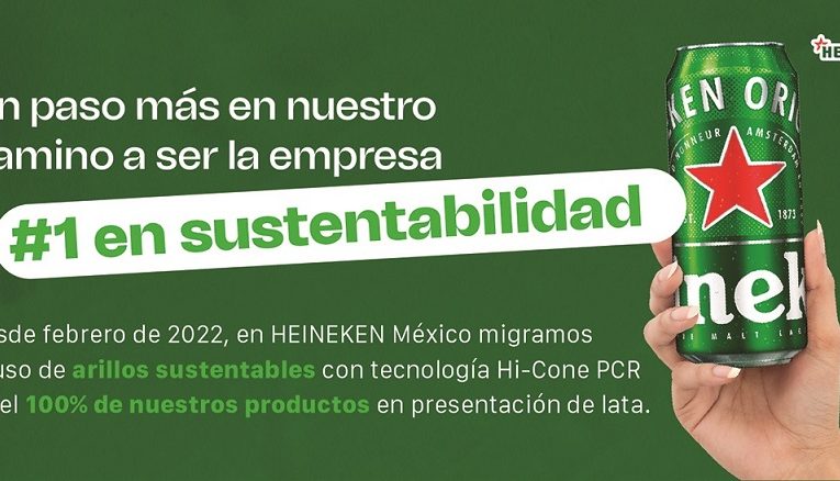 HEINEKEN México, la primera empresa mexicana que migra al uso de arillos sustentables en el 100% de sus marcas con presentación en lata
